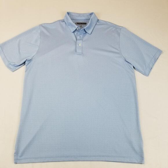 Pebble Beach Polo Shirt Mens Extra Large Dry-Luxe Performance Micro Dot Golf - Picture 10 of 10